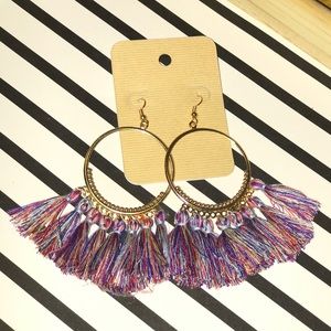 New Multicolored Tassel Earrings